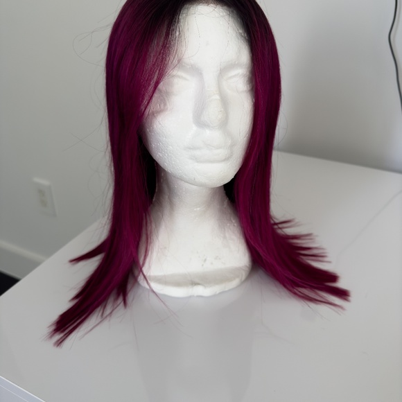 Other - Dark Red Synthetic Front Lace Wig